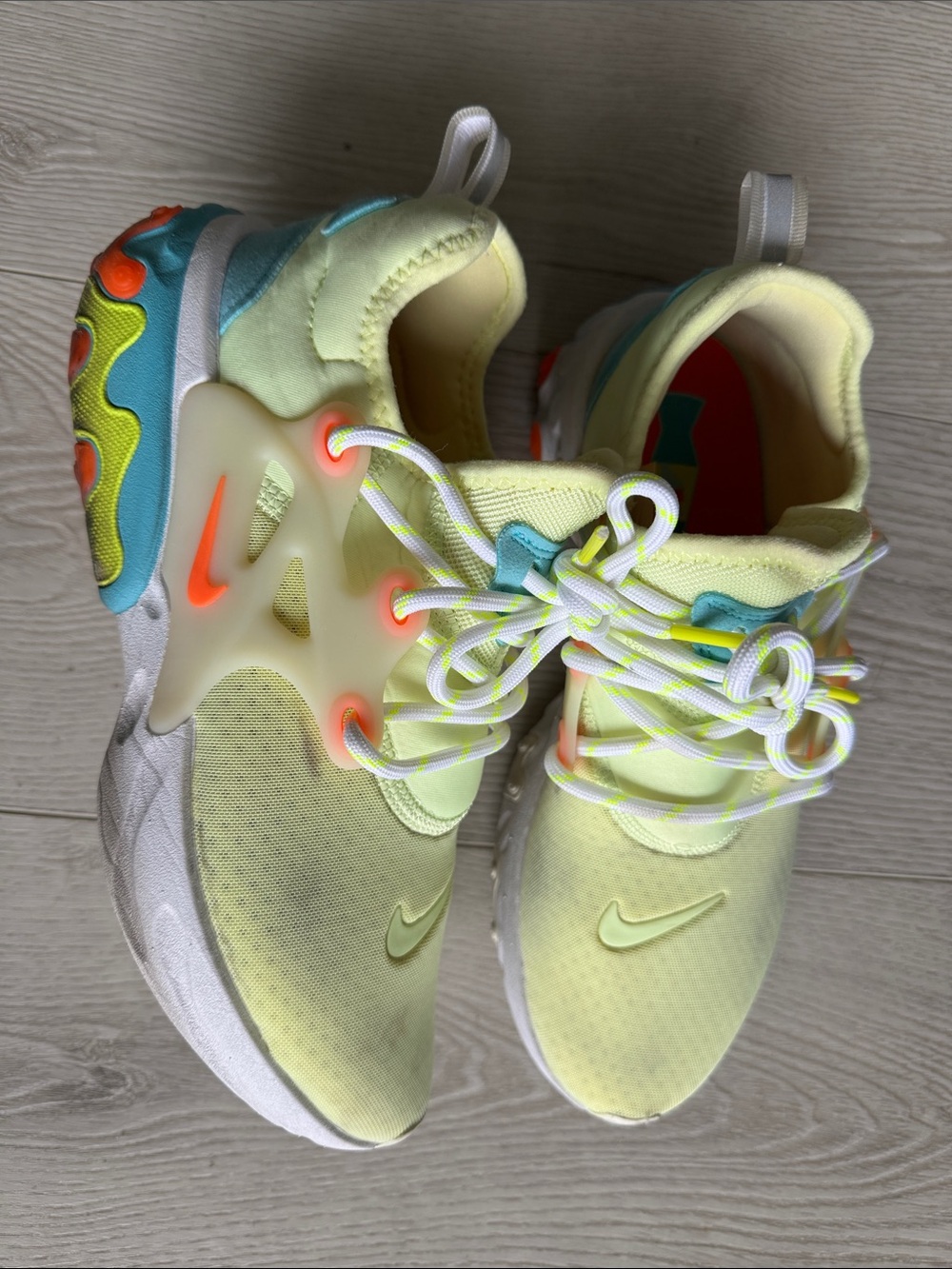 Nike Women Neon React Presto Sneakers
